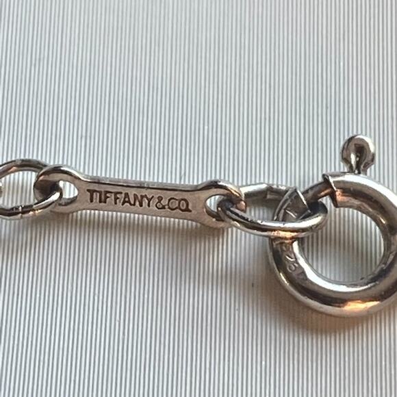 Authentic Tiffany & Co Elsa Peretti Sterling Silver Heart Pendant Necklace 16" - Picture 7 of 8